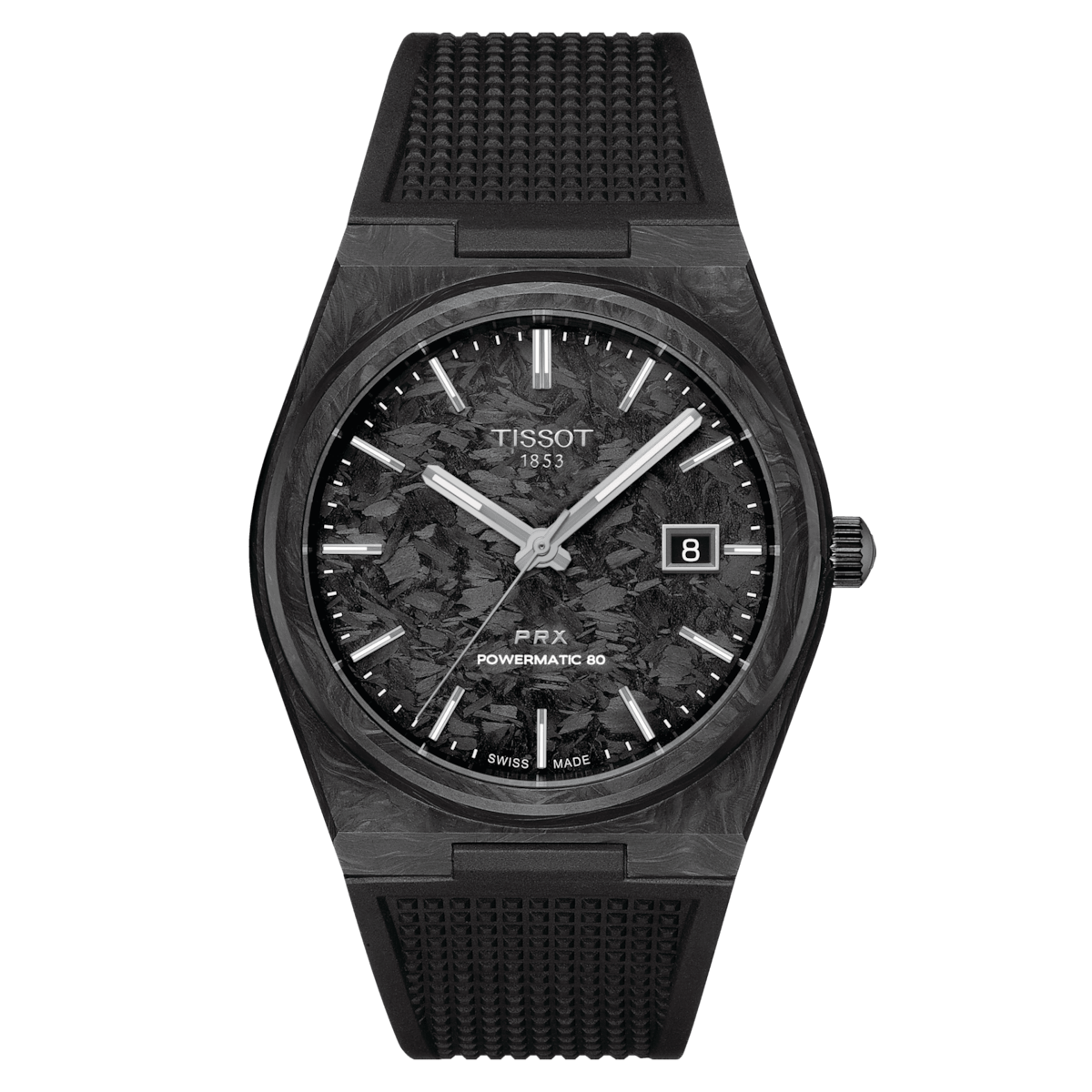 Tissot PRX Powermatic 80 40 mm, Carbon Herrenuhr - T137.907.97.201.00