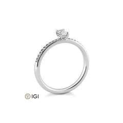 Verlobungsring mit Baguette-Schliff – Stilvoll & Modern - 41062310