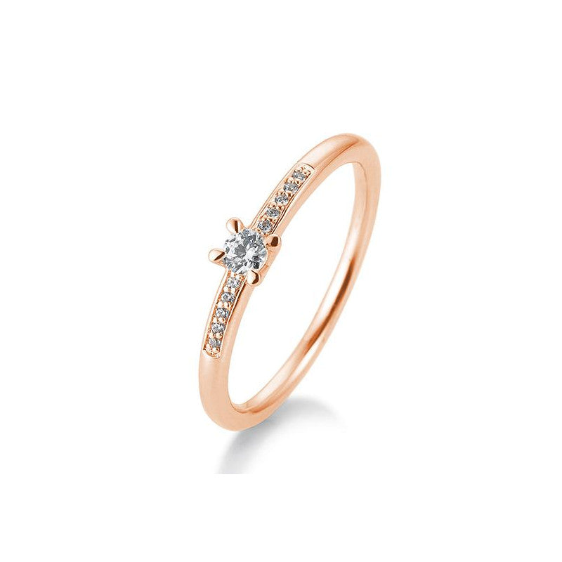 18 Karat Verlobungsring Pavé 0,05-0,30 ct. -  41859470