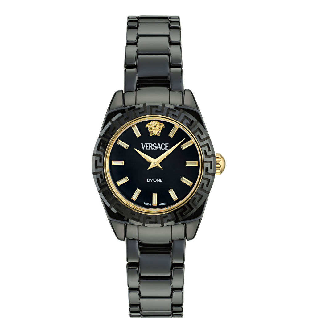 Versace DV One Mini 28 mm Damenuhr - Eleganz in Schwarz - VE9F00124