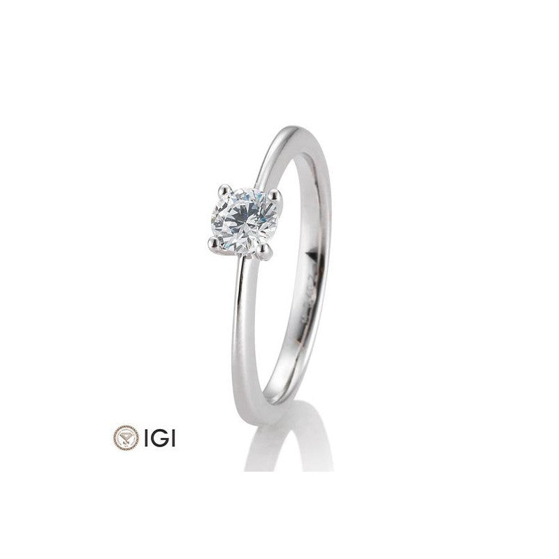 18 Karat Solitär-Ring 4er Krappe 0,40-0.60 ct. - 41057350