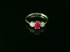 Zeitlose Eleganz in Weissgold – Ring mit Diamanten und Saphiren - EKC 3/11.21
