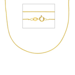 Zopfkette Collier in 18 Karat Gelbgold - MSA020GG45