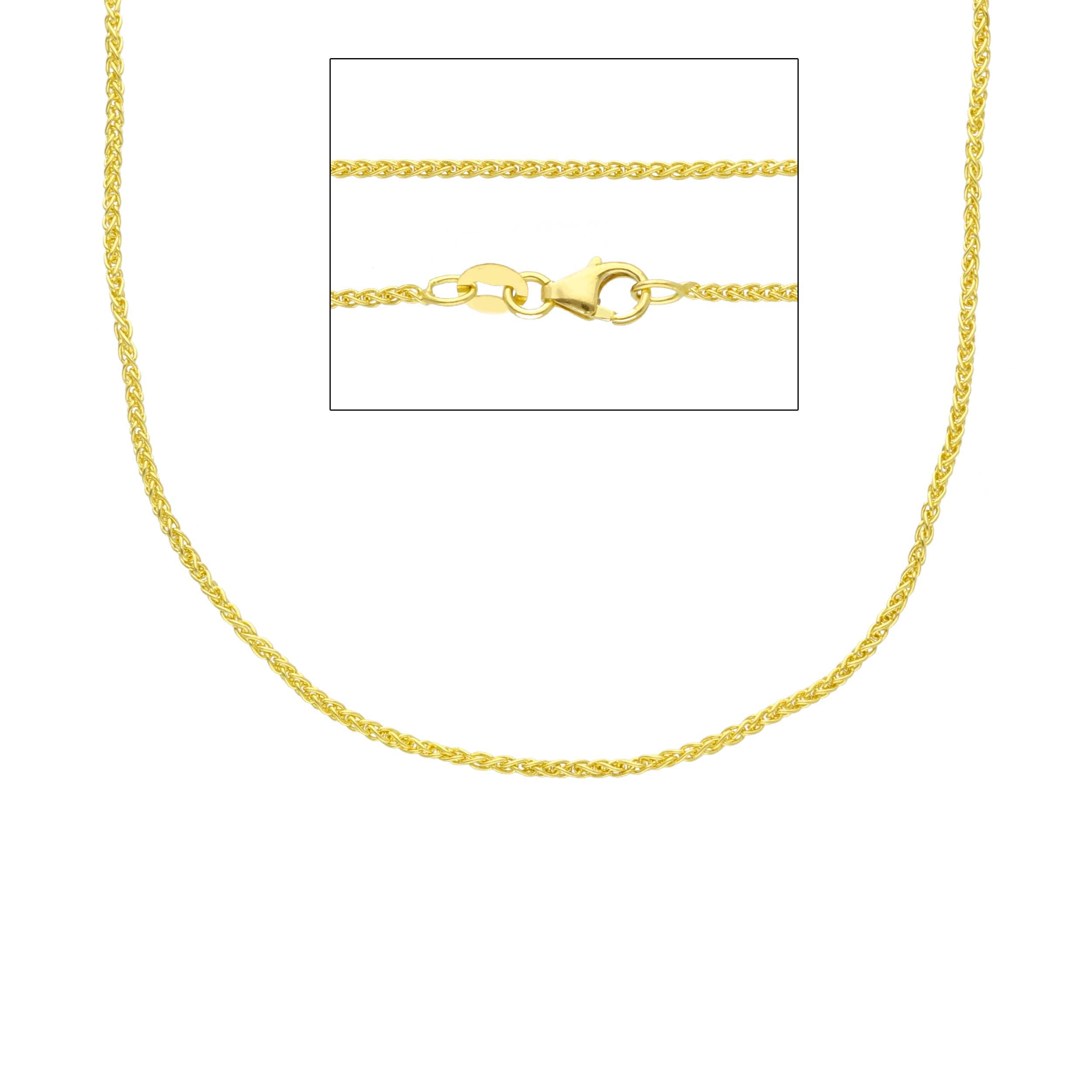 Zopfkette Collier in 18 Karat Gelbgold - MSA030GG45