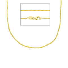 Zopfkette Collier in 18 Karat Gelbgold - MSA030GG45