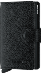 Secrid Miniwallet Veg Black-Black mit Gravur - MVg-Black-Black