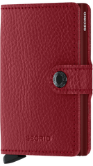 Secrid Miniwallet Veg Rosso Bordeaux mit Gravur - MVg-Rosso-Bordeaux