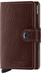 Secrid Miniwallet Veg Espresso-Brown mit Gravur - MVg-Espresso-Brown