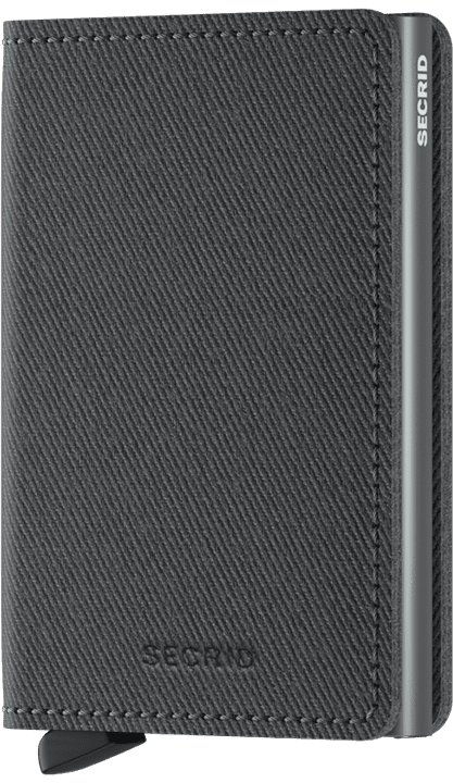 Secrid Slimwallet Twist Grey mit Gravur - STw-Grey