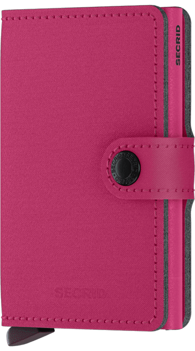 Secrid Miniwallet YARD POWDER FUCHSIA mit Gravur - MYp-Fuchsia
