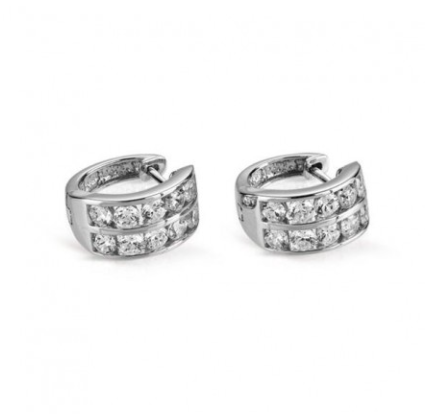 Creolen, Silber 925 rhodiniert