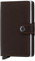 Secrid Miniwallet Original Dark Brown mit Gravur - M-Dark Brown