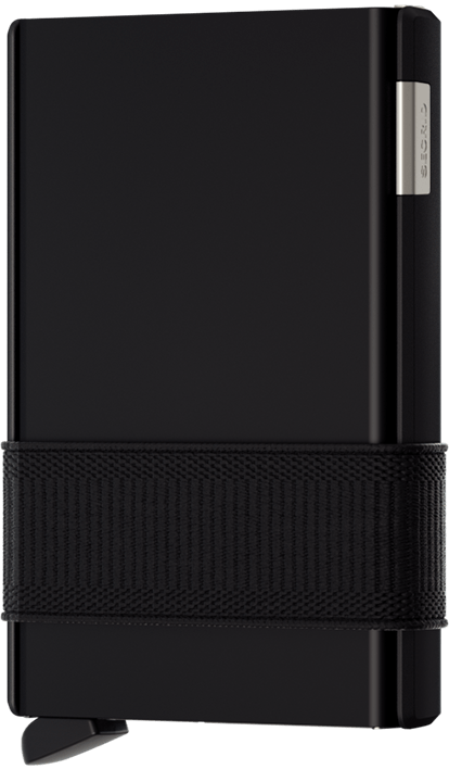 CARDSLIDE BLACK-BLACK MIT-OHNE GRAVUR