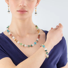 Coeur De Lion Damen Halskette Multicolor Gold - 4505/10-1516