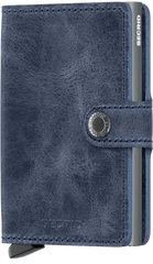 Secrid Miniwallet VINTAGE BLUE mit Gravur - MV-Blue