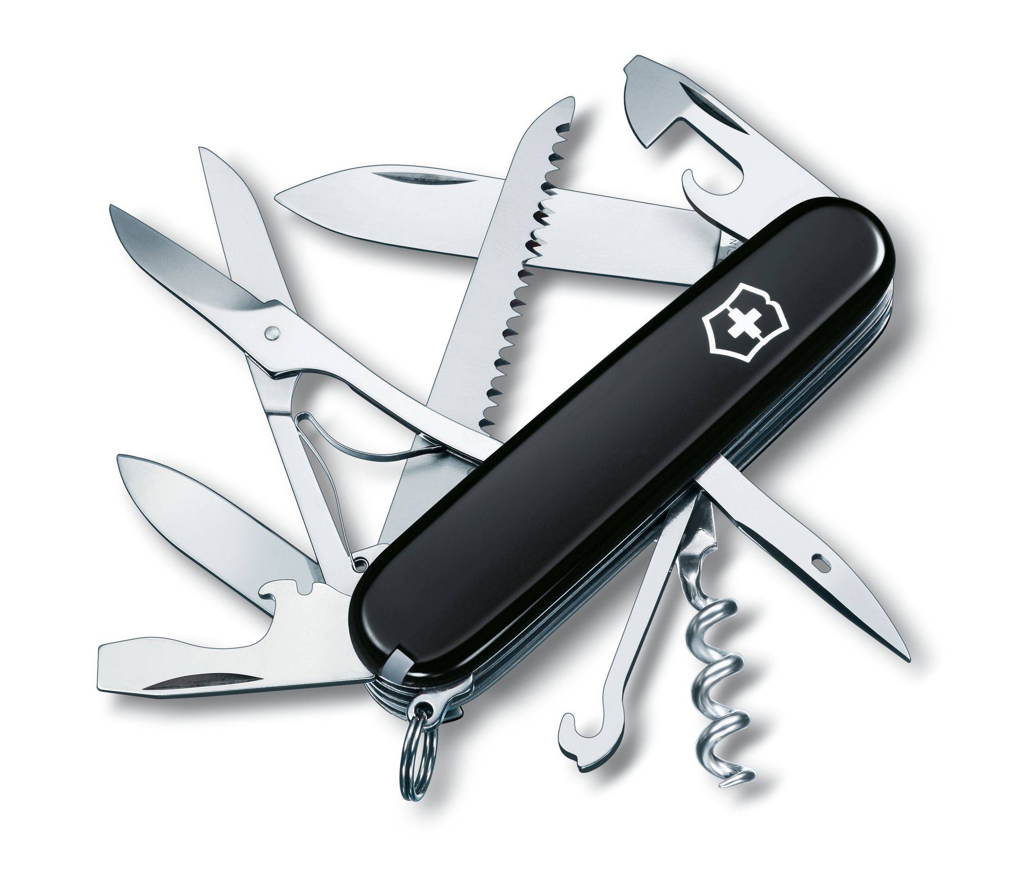 Victorinox Huntsman Black Taschenmesser mit Gratis Gravur - 1.3713.3