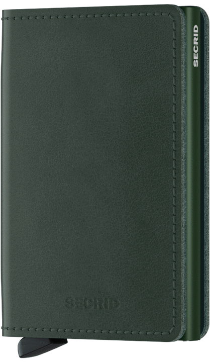 Secrid Slimwallet Original Green mit Gravur - SO-Green