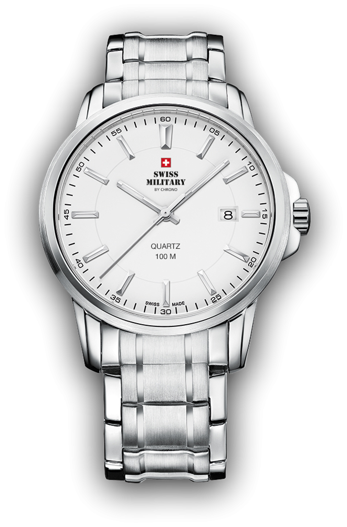 Swiss Military Klassische Stahluhr für Männer - SM34039.02