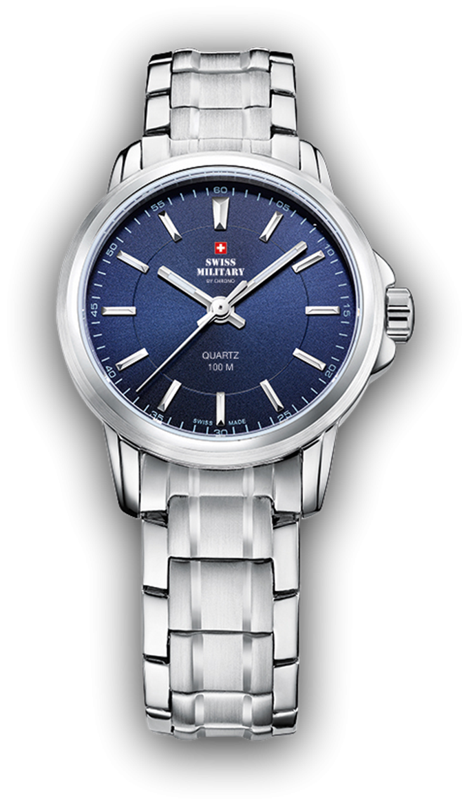 Swiss Military by Chrono Klassische Stahl Damenuhr - SM34040.03