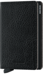 Secrid Slimwallet Veg Black-Black mit Gravur - SVg-Black-Black