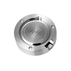 MAGNET-UHR 50mm, Silberne Wanduhr - A660.30318.82SBV