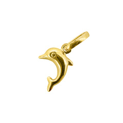 Delfin Anhänger Gold 750