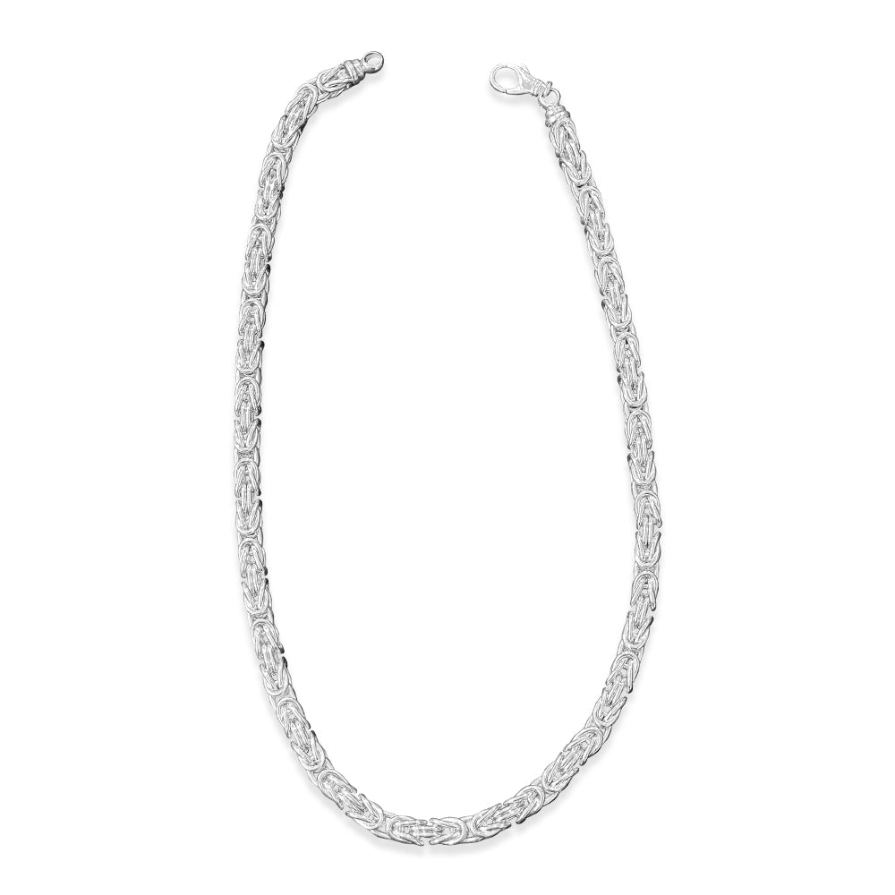 Königskette Collier 55 cm Silber 925 rhodiniert - SC-1005/55