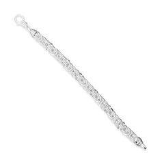 Königskette Armband 22 cm Silber 925 rhodiniert - SB-1004/22