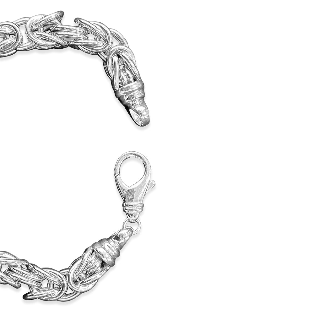 Königskette Armband 22 cm Silber 925 rhodiniert - SB-1004/22
