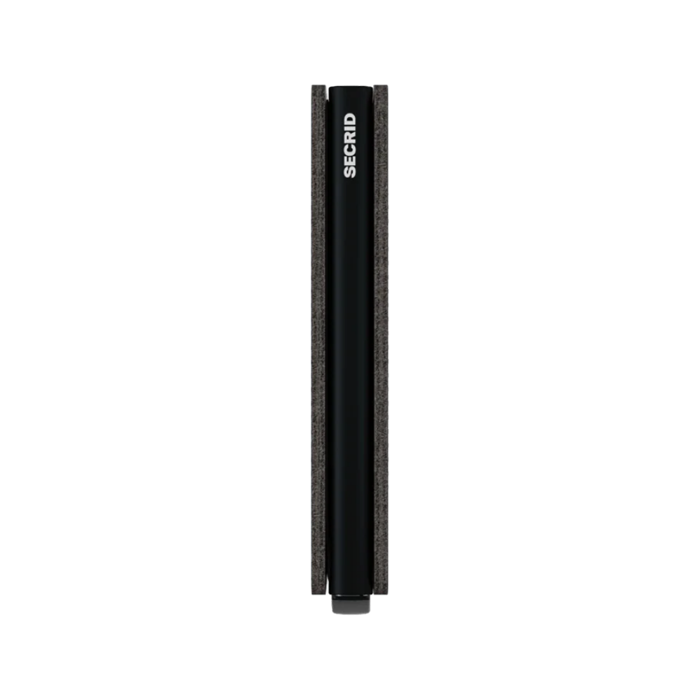 Secrid Slimwallet Veg Black-Black mit Gravur - SVg-Black-Black
