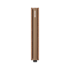 Portefeuille Slimwallet Secrid Saffiano Caramel avec gravure - SSa-Caramel