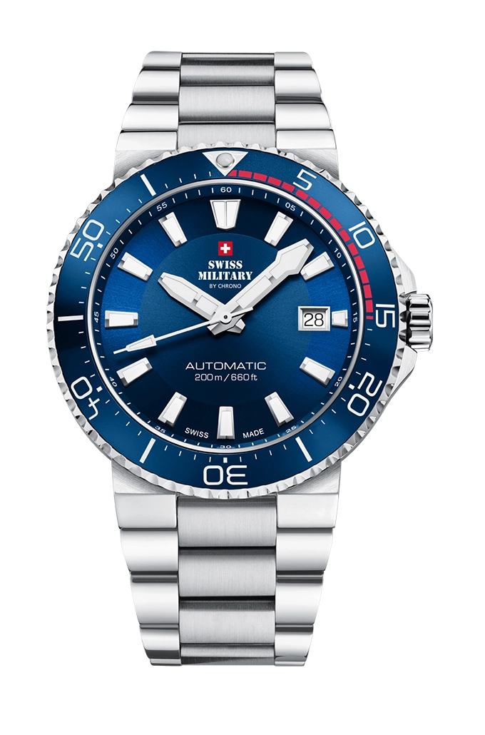 Swiss Military Mechanische Taucheruhr für Männer - SMA34086.02