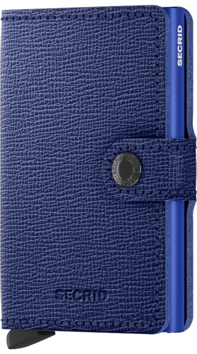 Secrid Miniwallet Crisple Cobalt mit Gravur  - MC-Cobalt