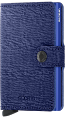 Secrid Miniwallet Crisple Cobalt mit Gravur  - MC-Cobalt