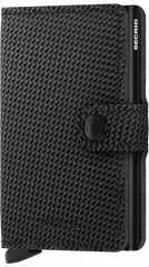 Portefeuille Secrid Mini Wallet Carbon Black avec gravure - MCa-Black