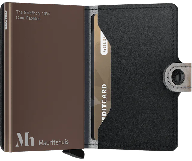 Secrid Miniwallet Art Goldfinch mit Gravur - MAr-Goldfinch