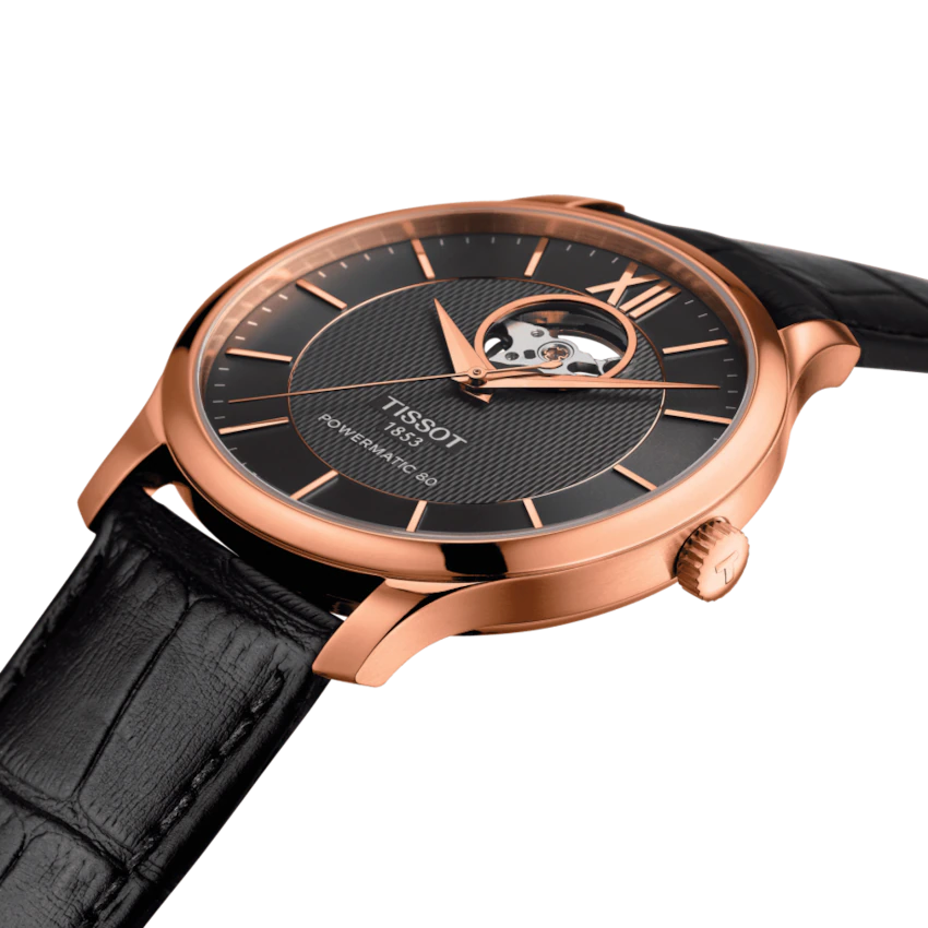 Tissot Tradition Powermatic 80 Open Heart Damenuhr- T063.907.36.068.00