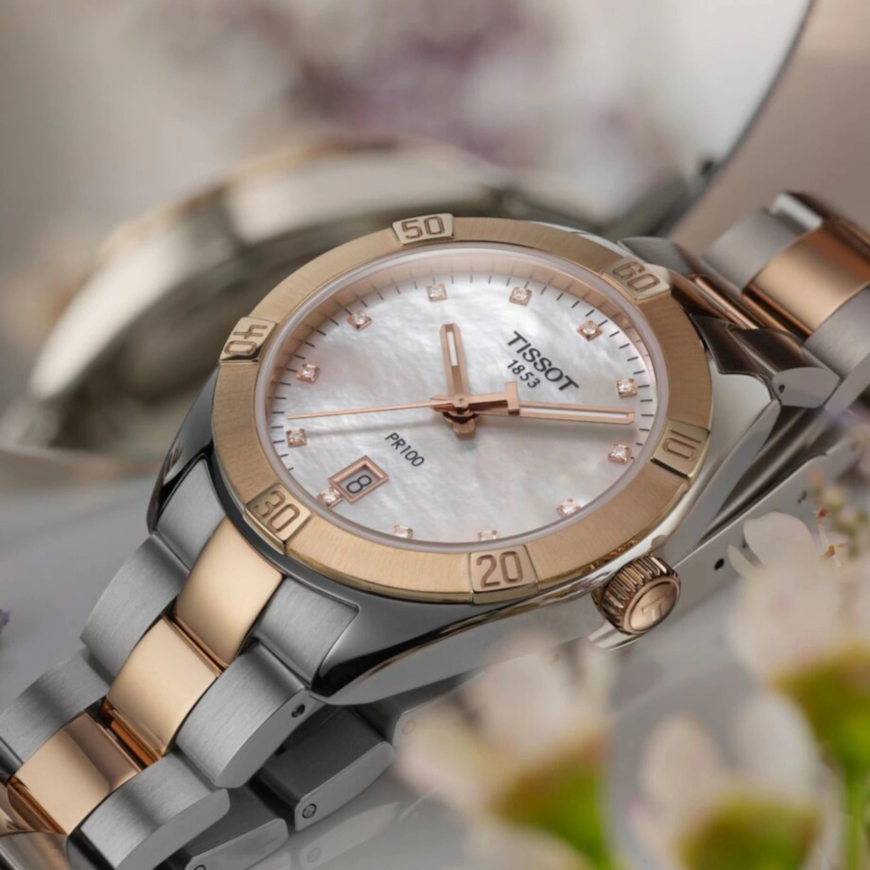 Tissot T-Classic PR 100 Sport Chic Lady Damenuhr - T101.910.22.116.00