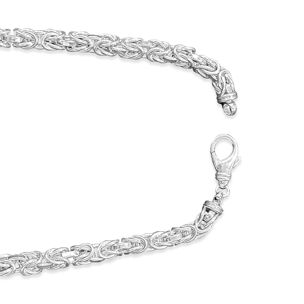 Königskette Collier 65 cm Silber 925 rhodiniert - SC-1005/65