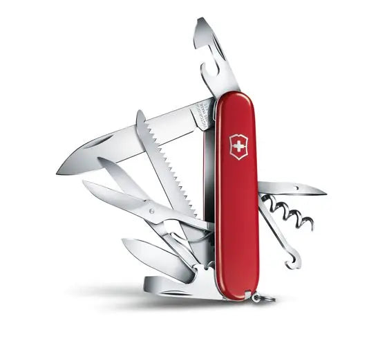 Victorinox Huntsman Red Taschenmesser mit Gratis Gravur - 1.3713