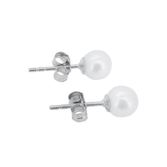 Perlen Ohrstecker Weissgold 3-3.5 mm für Damen - GPW-335