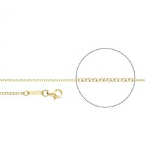 Der Kettenmacher Erbskette Diamantiert - Gold Kette - E1
