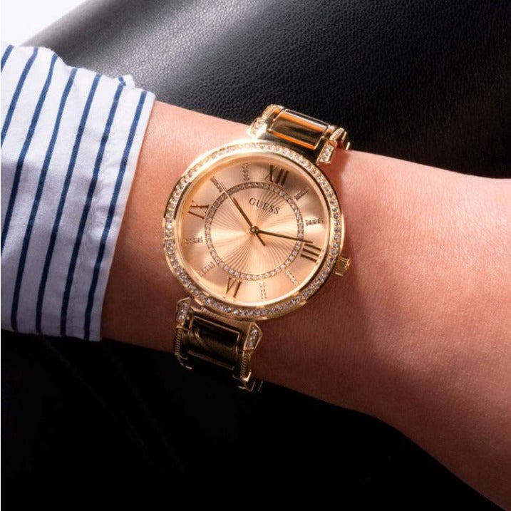 Guess Montage Gold Damenuhr - GW0588L1