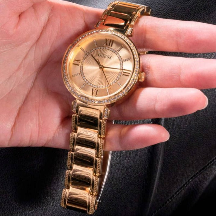 Guess Montage Gold Damenuhr - GW0588L1