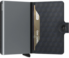Secrid Miniwallet Optical Black-Titanium mit Gravur - MOp-Black-Titanium