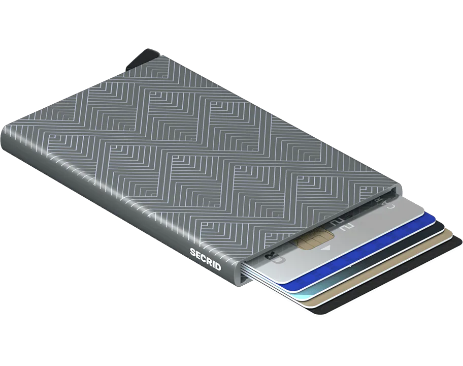 Secrid Cardprotector Laser Structure mir Gravur - CLa-Structure Titanium