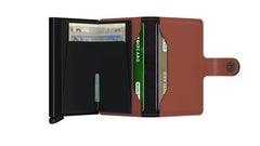 Secrid Miniwallet  Matte Brick-Black mit Gravur - MM-Brick-Black