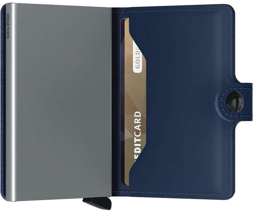 Secrid Miniwallet ORIGINAL NAVY mit Gravur - M-Navy