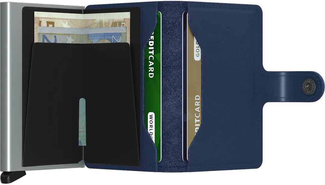 Secrid Miniwallet ORIGINAL NAVY mit Gravur - M-Navy