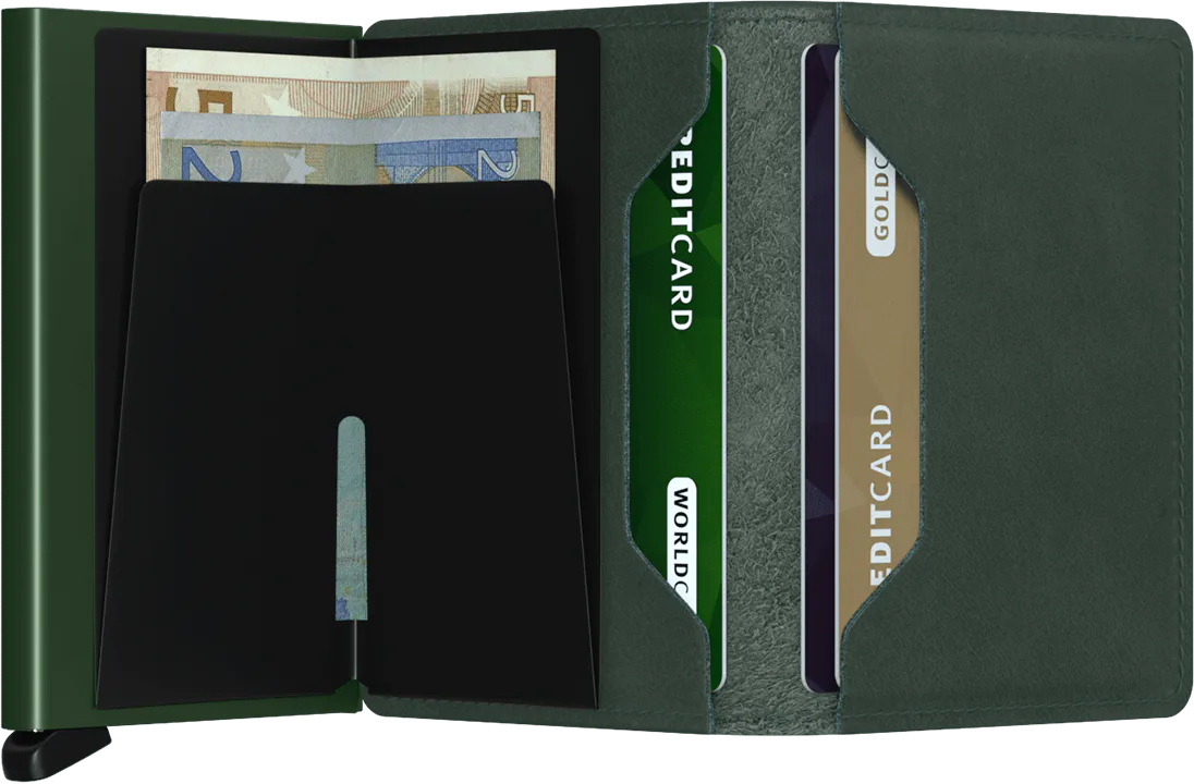 Secrid Slimwallet Original Green mit Gravur - SO-Green
